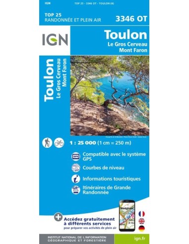 3346OT TOULON LE GROS CERVEAU MONT FARON