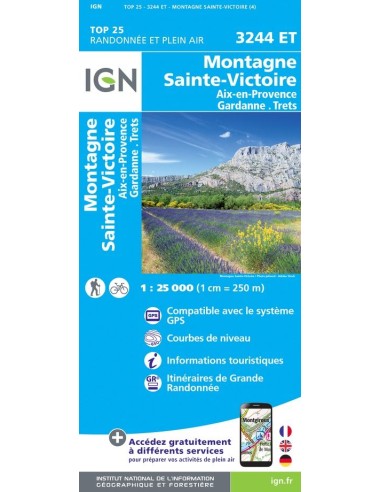 3244ET MONTAGNE SAINTE VICTOIRE AIX EN PROVENCE GARDANNE TRETS