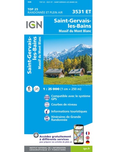 3531ET SAINT GERVAIS LES BAINS MASSIF DU MONT BLANC