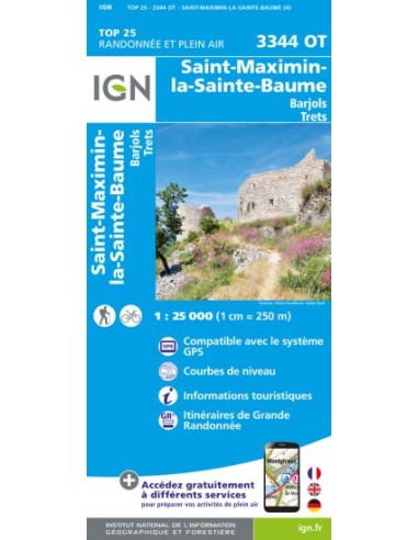 3344OT ST MAXIMIN LA STE BAUME BARJOLS TRETS