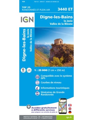 3440ET DIGNE LES BAINS LA JAVIE VALLEE DE BLEONE