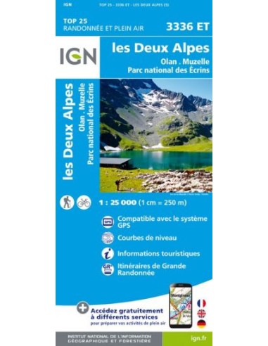 3336ET LES DEUX ALPES, OLAN-MUZELLE PN DES ECRINS