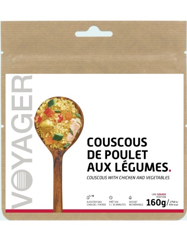 COUSCOUS DE POULET AUX LEGUMES