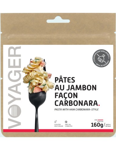 PATES AU JAMBON FACON CARBONARA