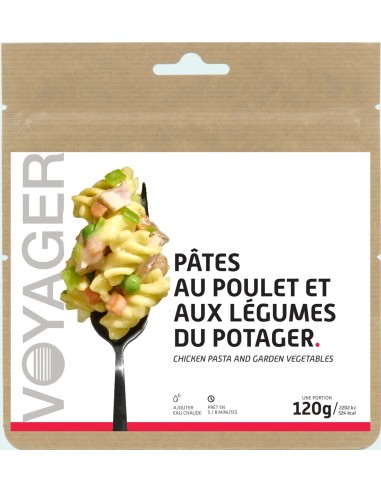 PATES POULET ET LEGUMES DU POTAGER