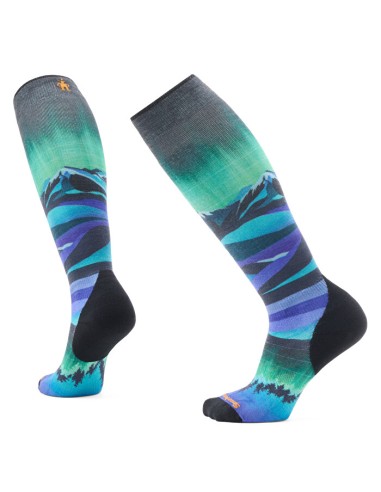 W SKI TARGERET CUSHION COMPRESSION PRINT OTC SOCKS