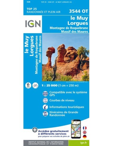 3544OT LE MUY - LORGUES MONTAGNE DE ROQUEBRUNE