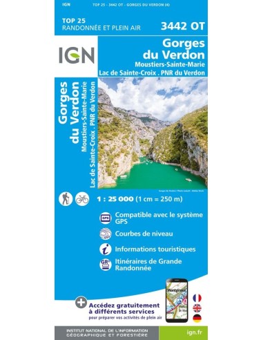 3442OT GORGES DU VERDON - MOUSTIERS